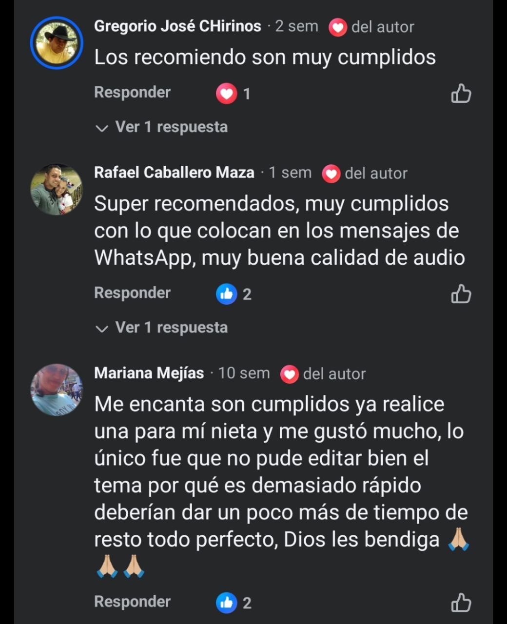 Testimonio de canción para XV años